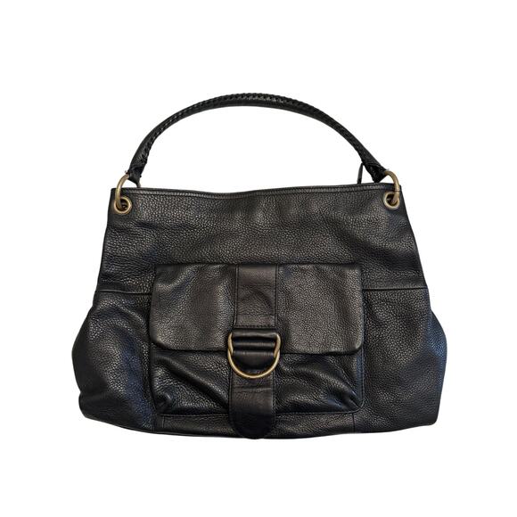 Hobo International Black Leather Shoulder Bag - Picture 1 of 16